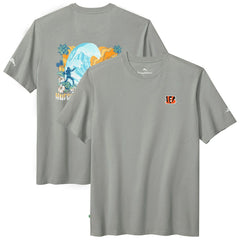 Cincinnati Bengals Huddle & Hang Tens T-Shirt Gray - Tommy Bahama