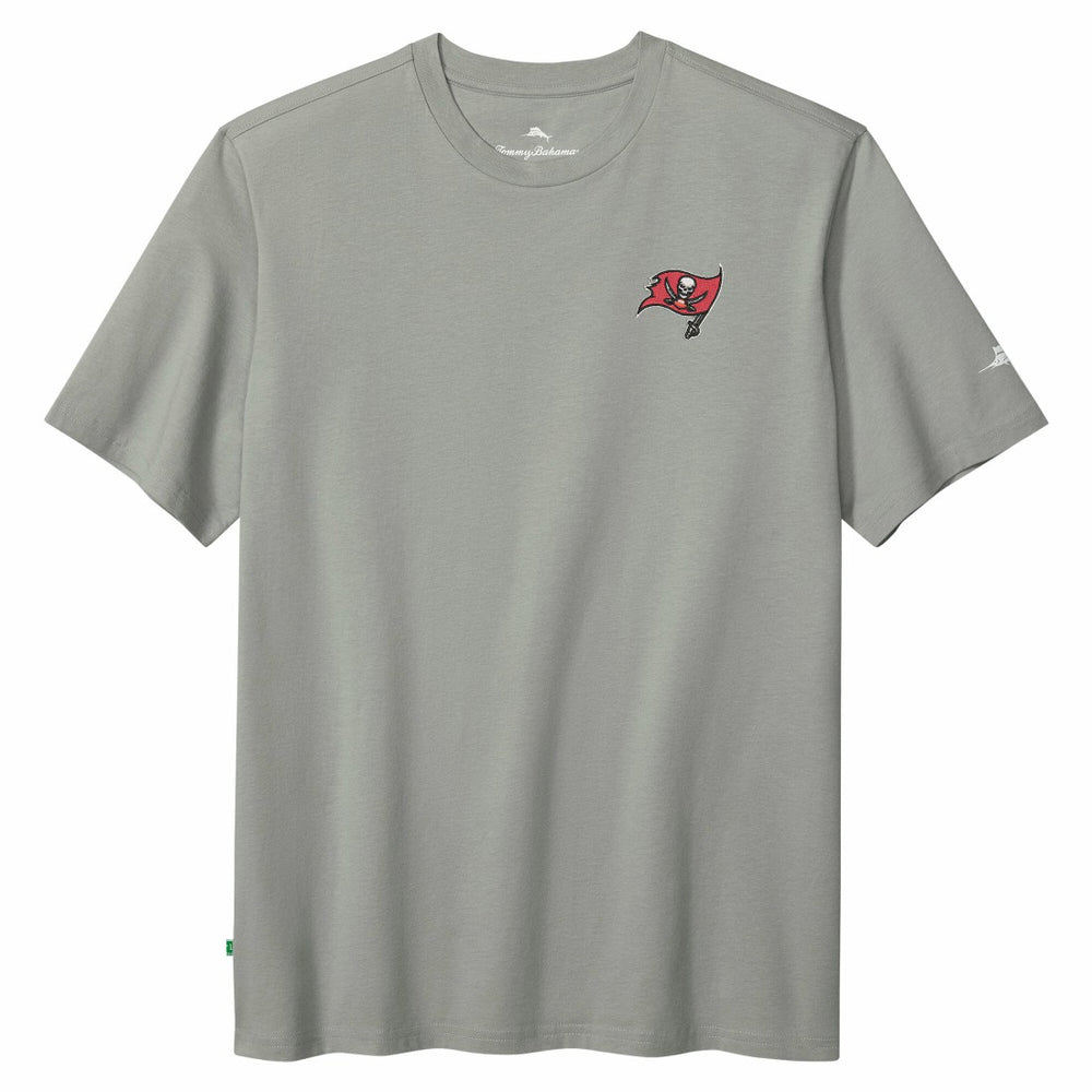 Tampa Bay Buccaneers Huddle & Hang Tens T-Shirt Gray - Tommy Bahama