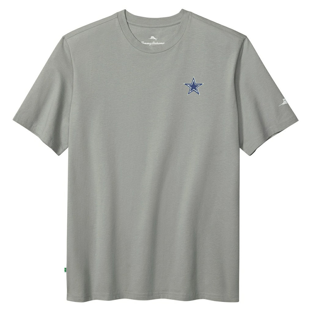Dallas Cowboys Huddle & Hang Tens T-Shirt Gray - Tommy Bahama