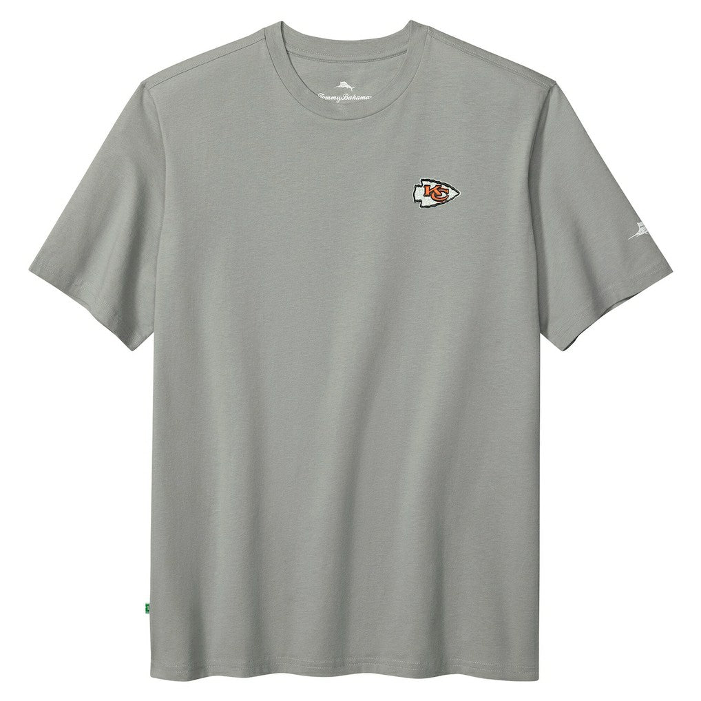 Kansas City Chiefs Huddle & Hang Tens T-Shirt Gray - Tommy Bahama