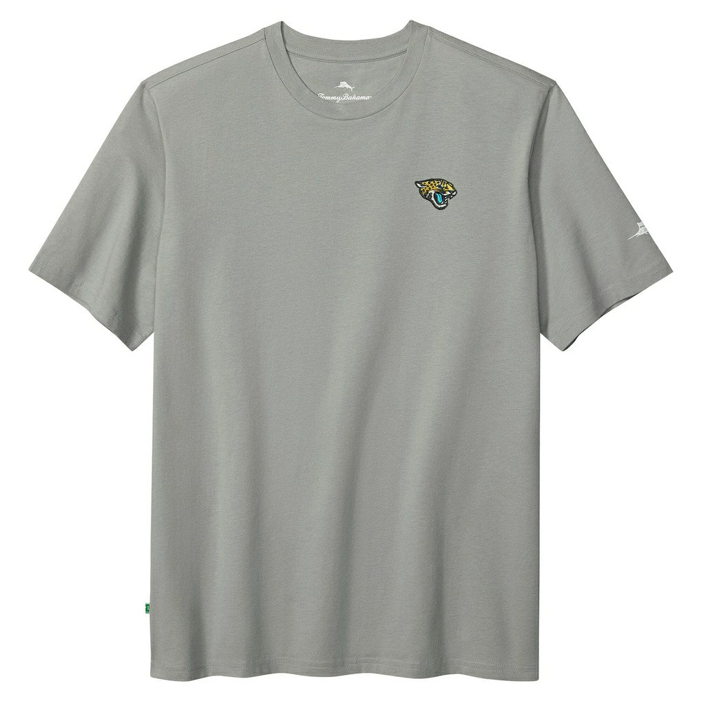 Jacksonville Jaguars Huddle & Hang Tens T-Shirt Gray - Tommy Bahama