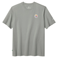 Pittsburgh Steelers Huddle & Hang Tens T-Shirt Gray - Tommy Bahama