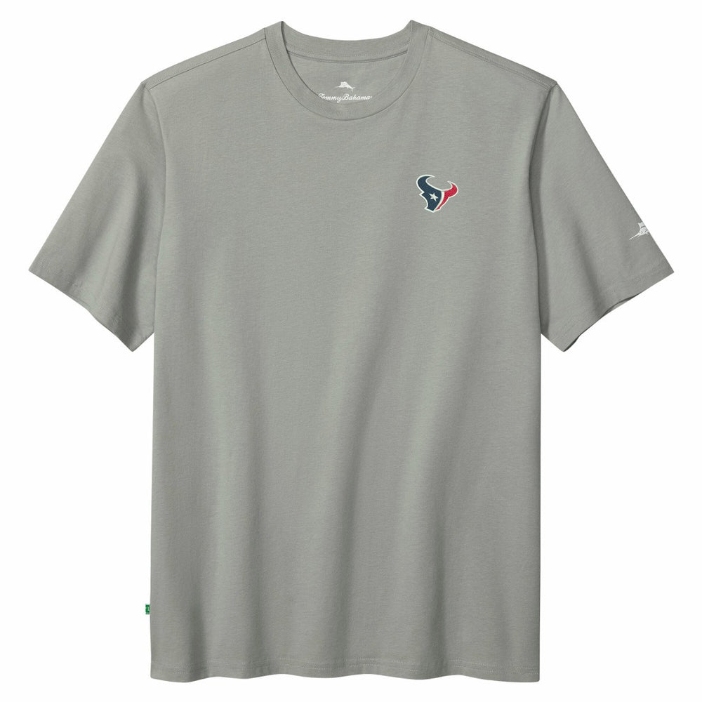 Houston Texans Huddle & Hang Tens T-Shirt Gray - Tommy Bahama
