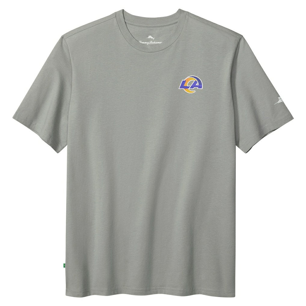 Los Angeles Rams Huddle & Hang Tens T-Shirt Gray - Tommy Bahama