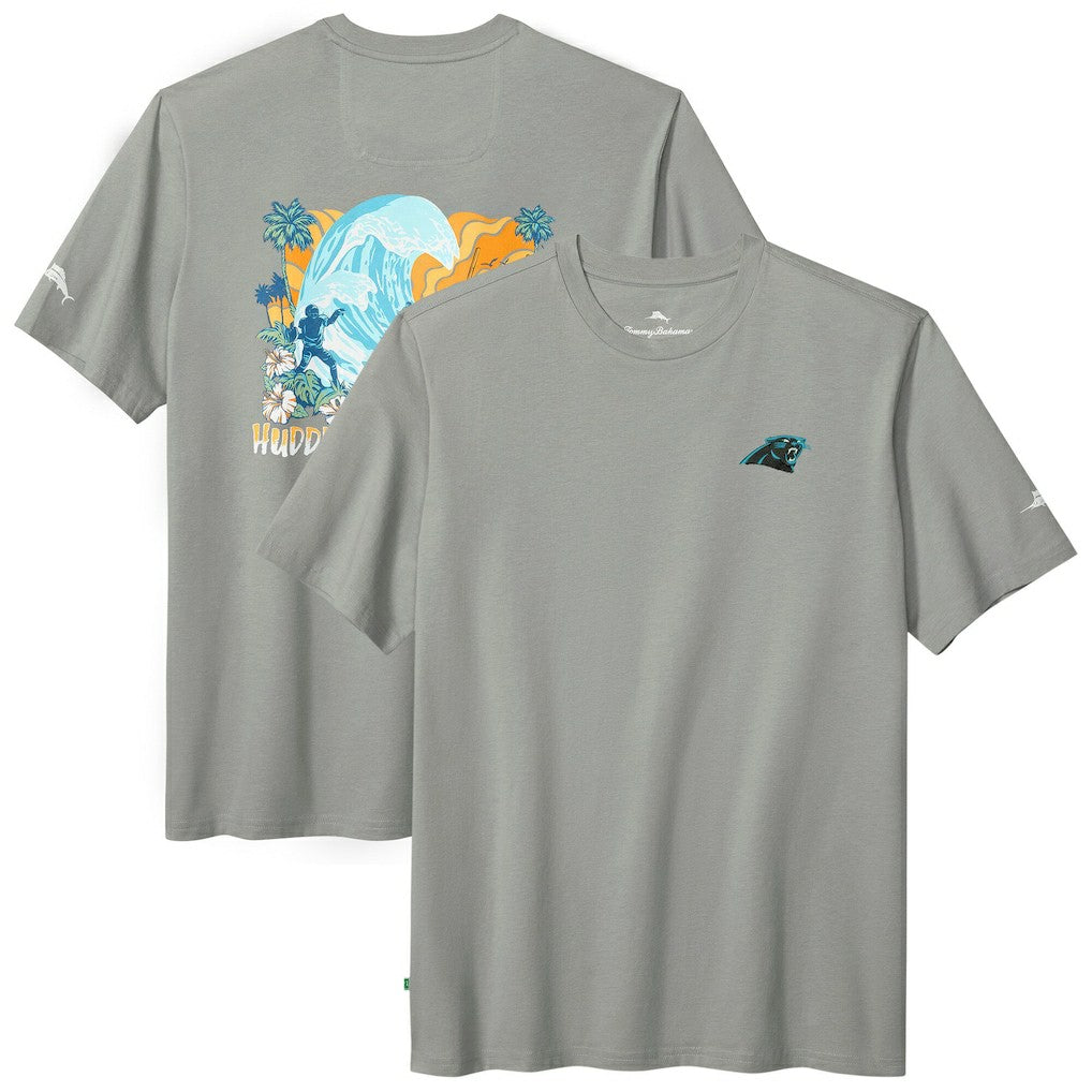 Carolina Panthers Huddle & Hang Tens T-Shirt Gray - Tommy Bahama