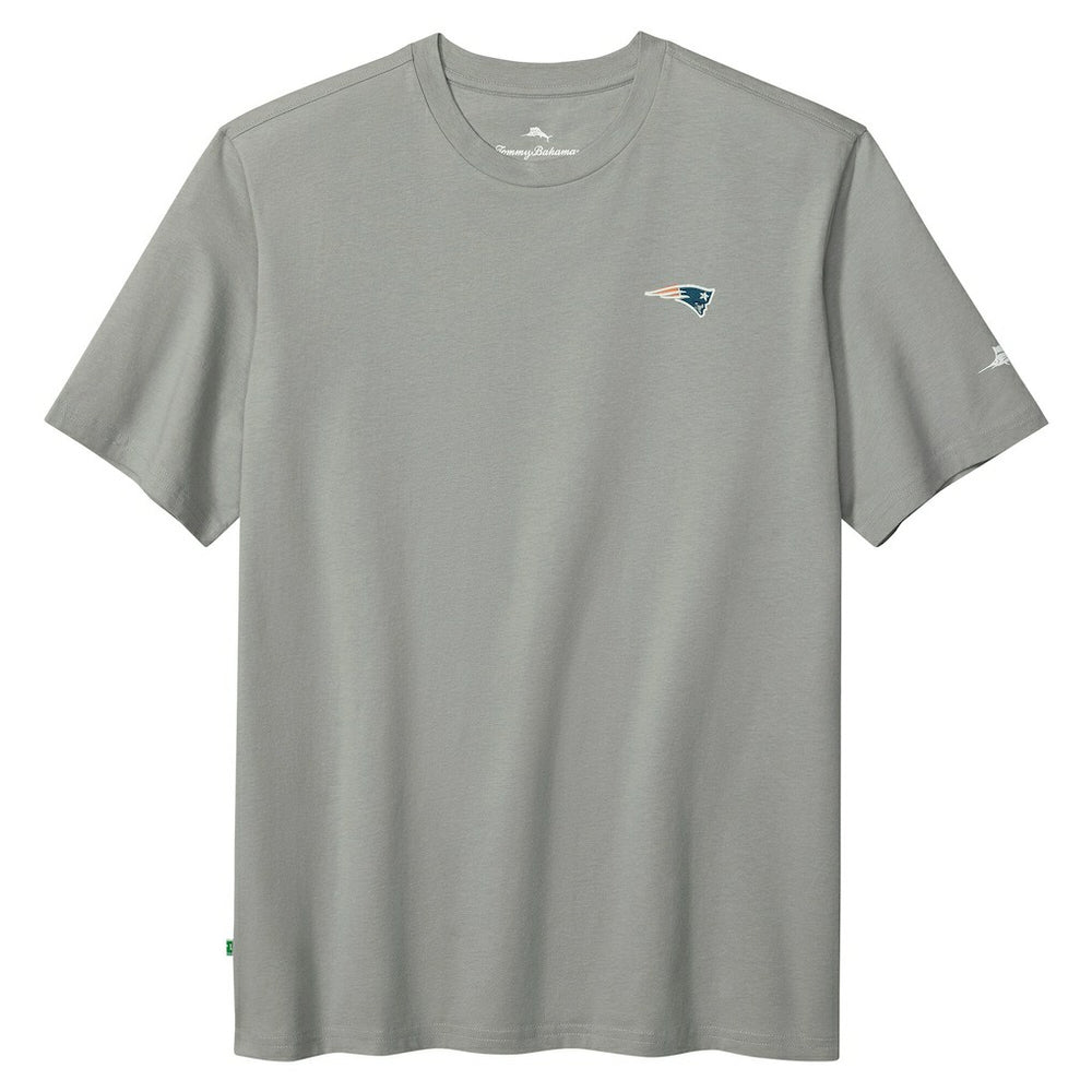 New England Patriots Huddle & Hang Tens T-Shirt Gray - Tommy Bahama