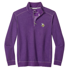 Minnesota Vikings Sport Tobago Half-Zip Pullover Purple - Tommy Bahama