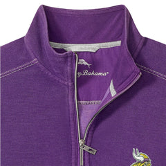 Minnesota Vikings Sport Tobago Half-Zip Pullover Purple - Tommy Bahama