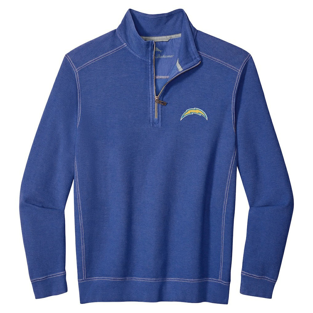 Los Angeles Chargers Sport Tobago Half-Zip Pullover Royal - Tommy Bahama