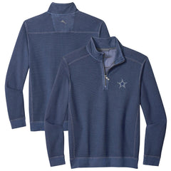 Dallas Cowboys Sport Tobago Half-Zip Pullover Navy - Tommy Bahama