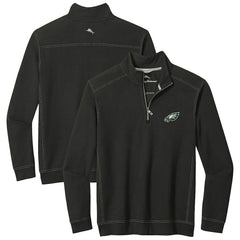 Philadelphia Eagles Sport Tobago Half-Zip Pullover Black - Tommy Bahama