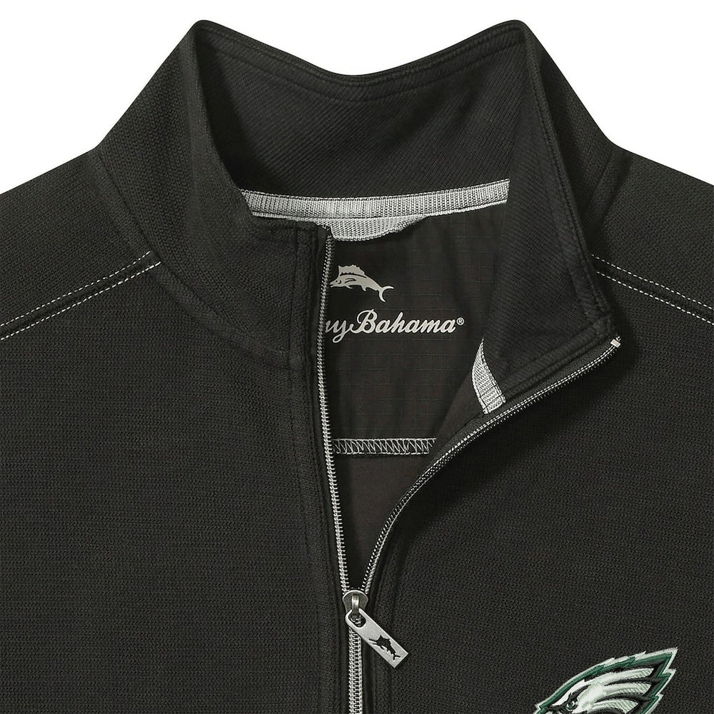 Philadelphia Eagles Sport Tobago Half-Zip Pullover Black - Tommy Bahama
