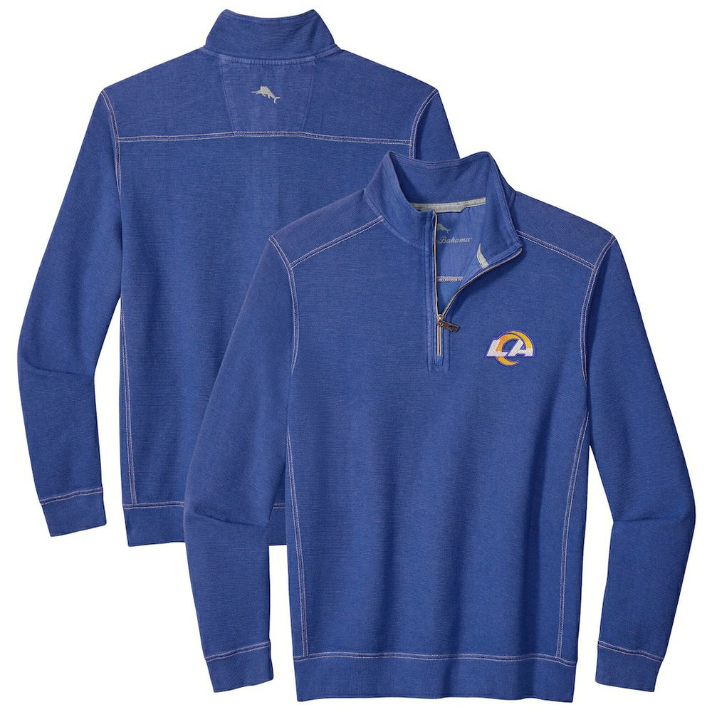 Los Angeles Rams Sport Tobago Half-Zip Pullover Royal - Tommy Bahama