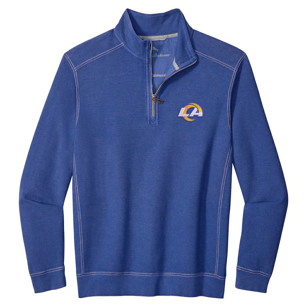 Los Angeles Rams Sport Tobago Half-Zip Pullover Royal - Tommy Bahama