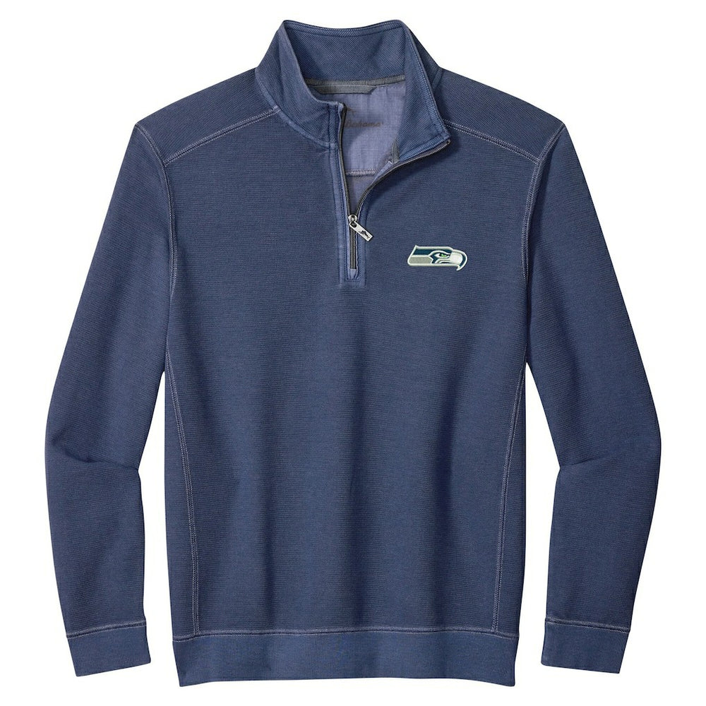 Seattle Seahawks Sport Tobago Half-Zip Pullover College Navy - Tommy Bahama