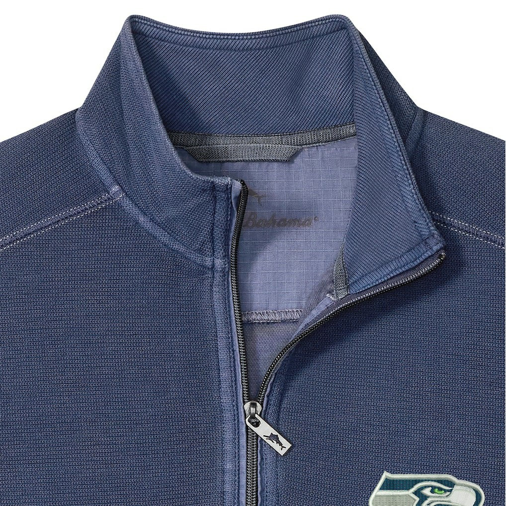 Seattle Seahawks Sport Tobago Half-Zip Pullover College Navy - Tommy Bahama