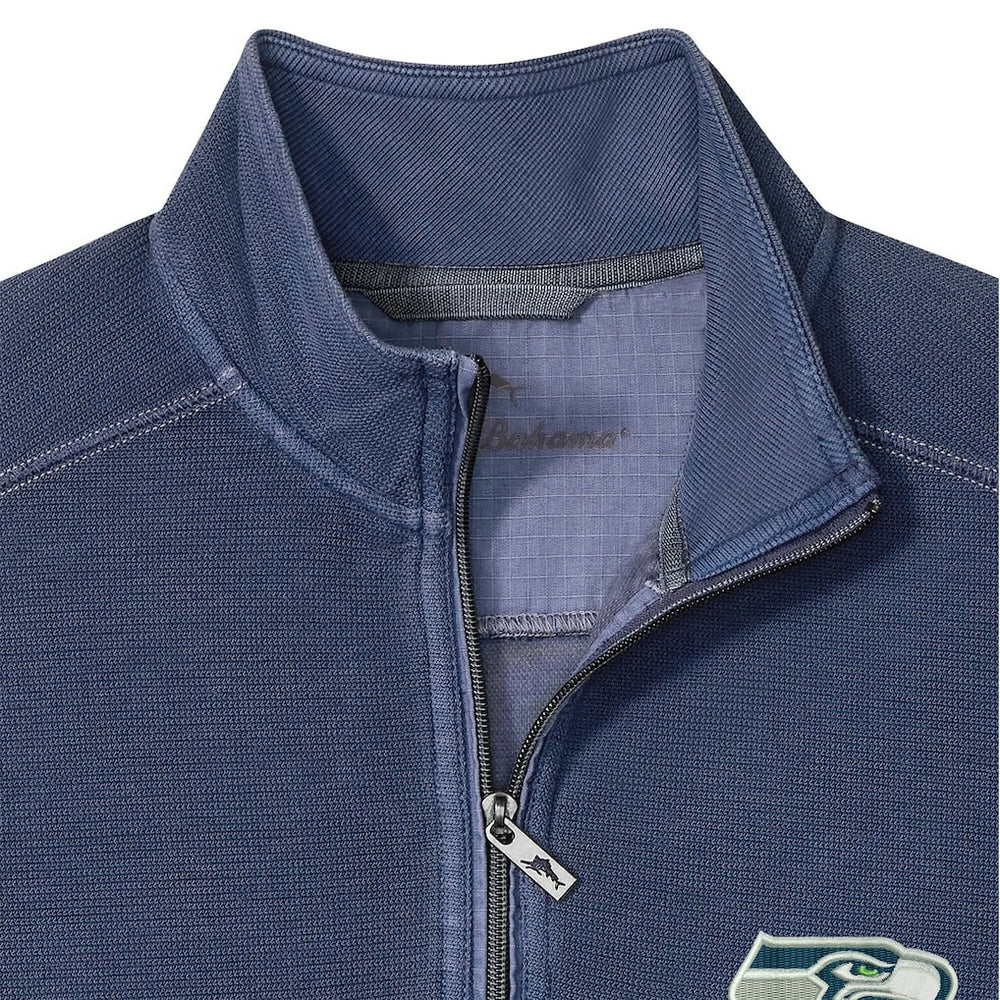 Seattle Seahawks Sport Tobago Half-Zip Pullover College Navy - Tommy Bahama