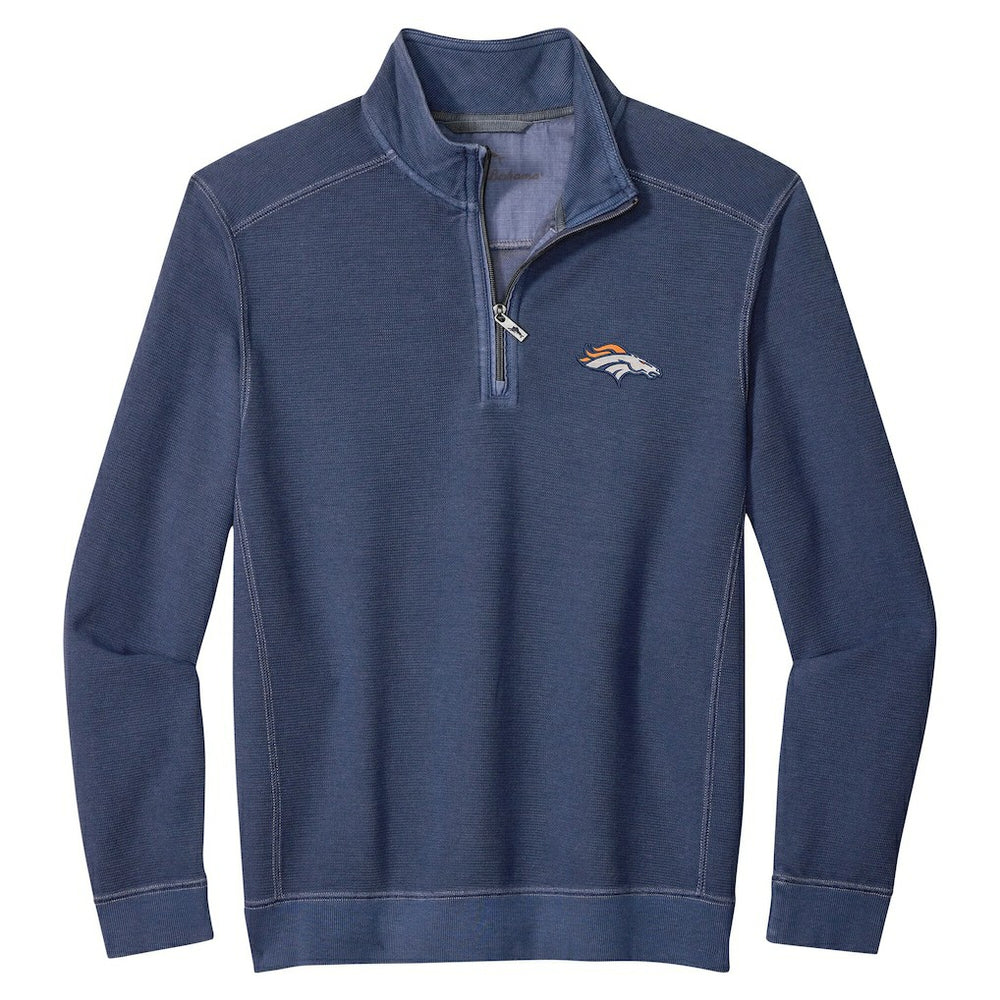 Denver Broncos Sport Tobago Half-Zip Pullover Navy - Tommy Bahama