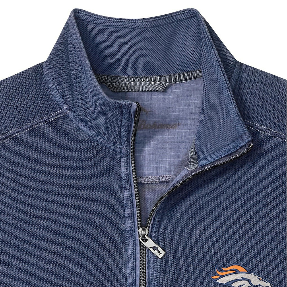 Denver Broncos Sport Tobago Half-Zip Pullover Navy - Tommy Bahama