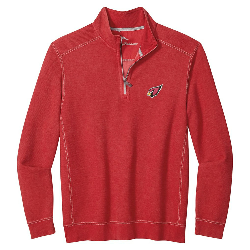 Arizona Cardinals Sport Tobago Half-Zip Pullover Cardinal - Tommy Bahama