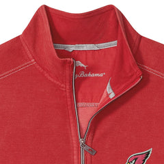 Arizona Cardinals Sport Tobago Half-Zip Pullover Cardinal - Tommy Bahama