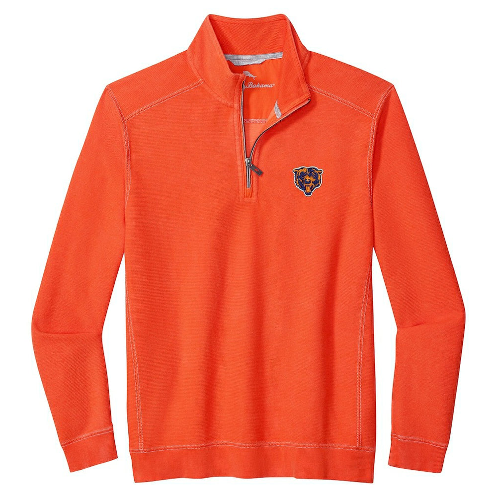 Chicago Bears Sport Tobago Half-Zip Pullover Orange - Tommy Bahama