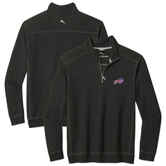 Buffalo Bills Sport Tobago Half-Zip Pullover Black - Tommy Bahama