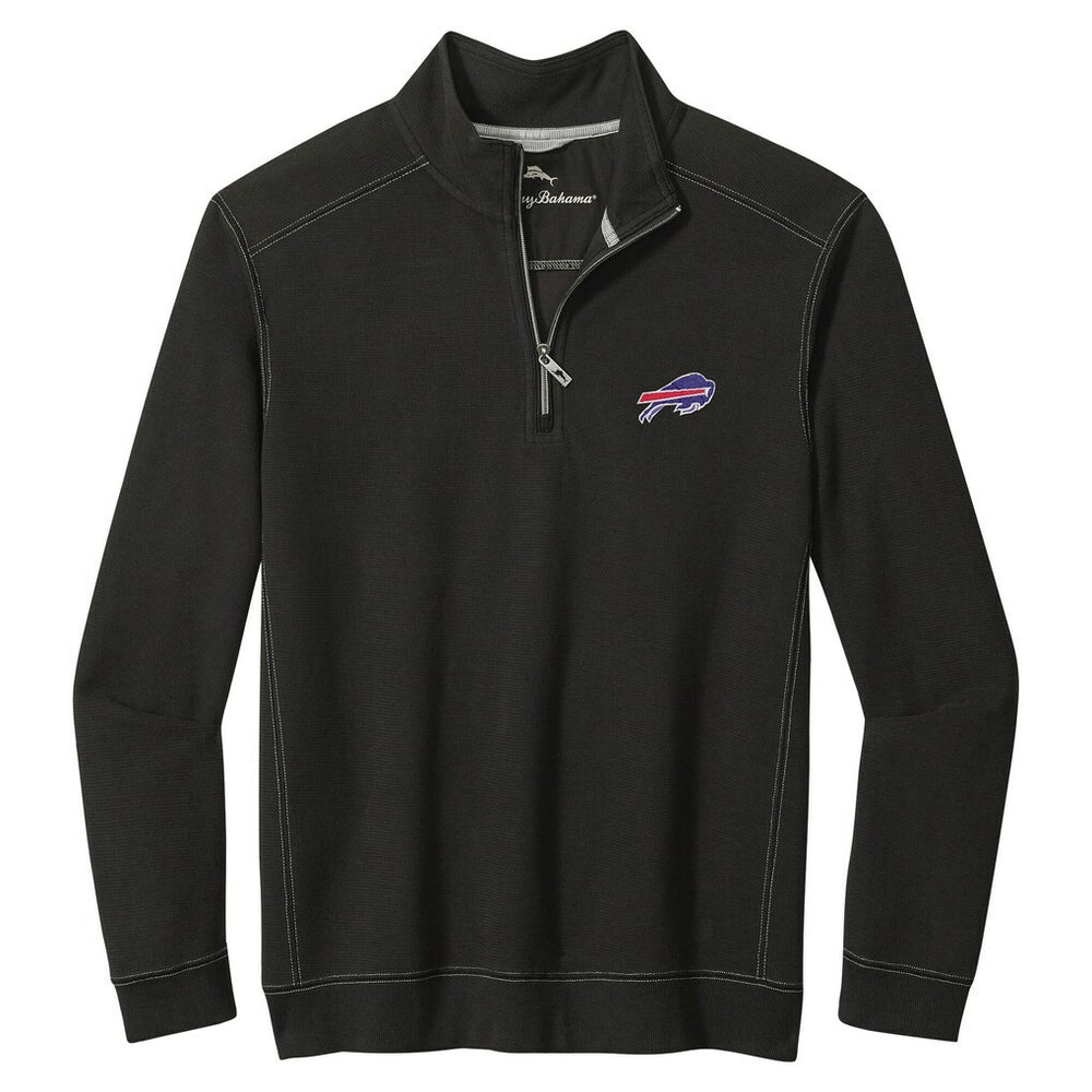 Buffalo Bills Sport Tobago Half-Zip Pullover Black - Tommy Bahama