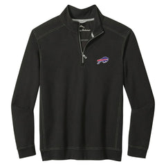 Buffalo Bills Sport Tobago Half-Zip Pullover Black - Tommy Bahama