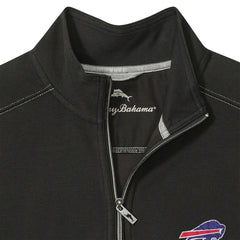 Buffalo Bills Sport Tobago Half-Zip Pullover Black - Tommy Bahama