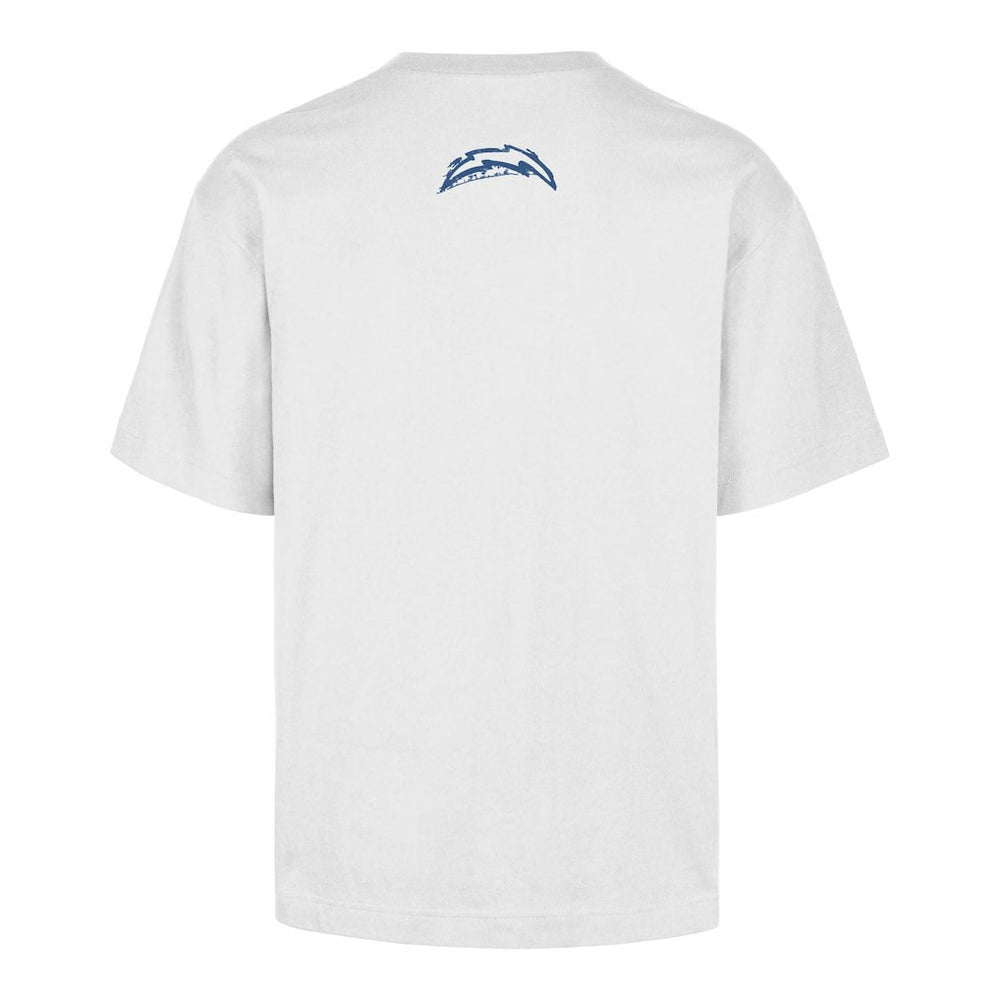 Los Angeles Chargers '47 Unisex I Love Guys Who Like Football Foundation T-Shirt White - 47 brand