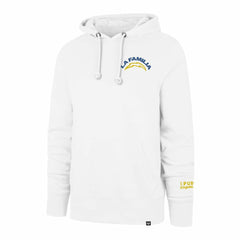 Los Angeles Chargers '47 La Familia Headline Pullover Hoodie White - 47 brand
