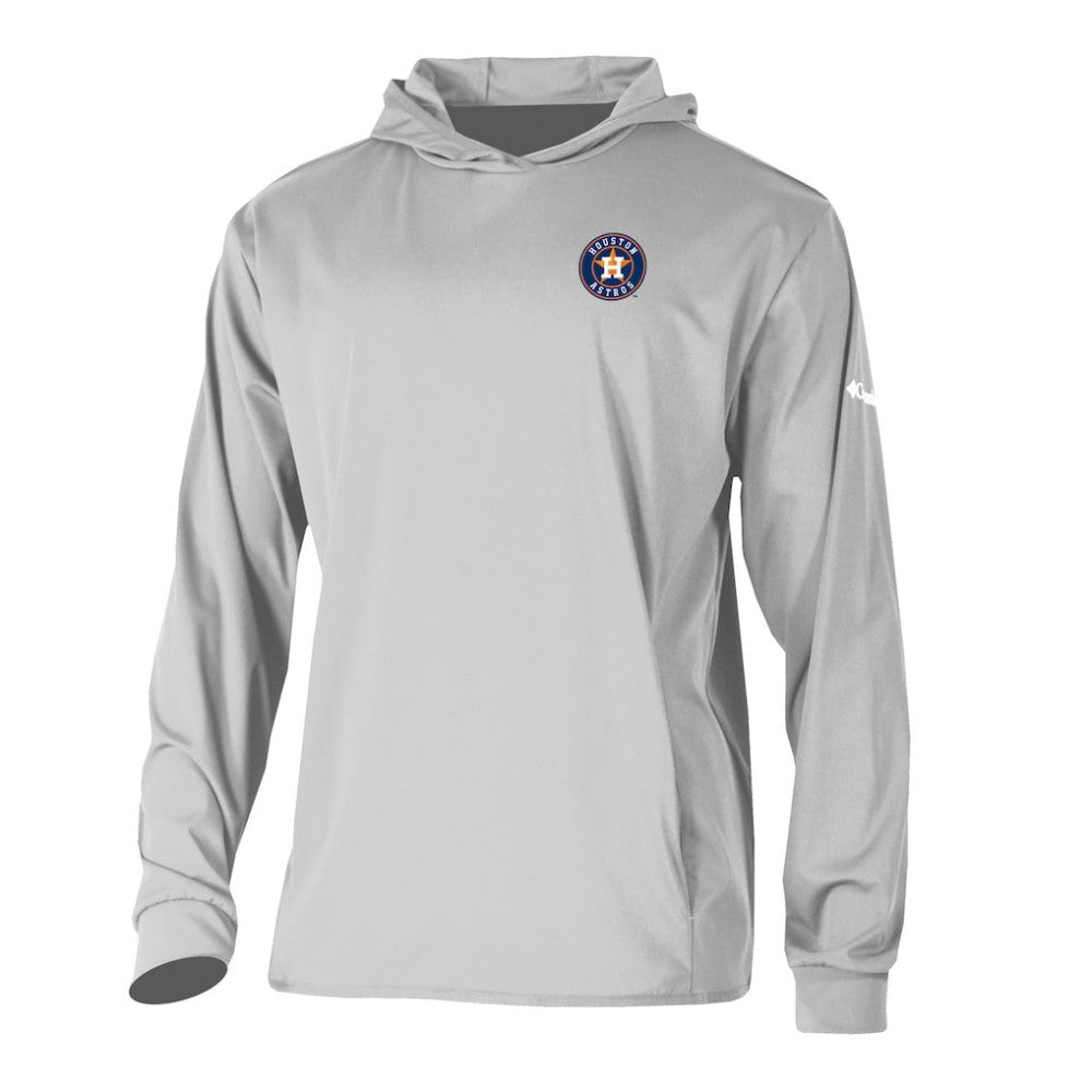 Houston Astros Columbia Long Drive Pullover Hoodie Lifestyle