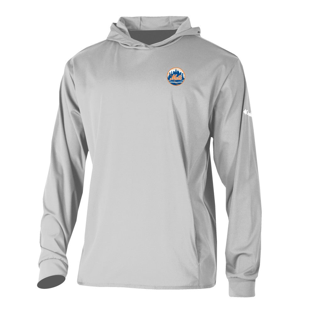 New York Mets Columbia Long Drive Pullover Hoodie On Sale