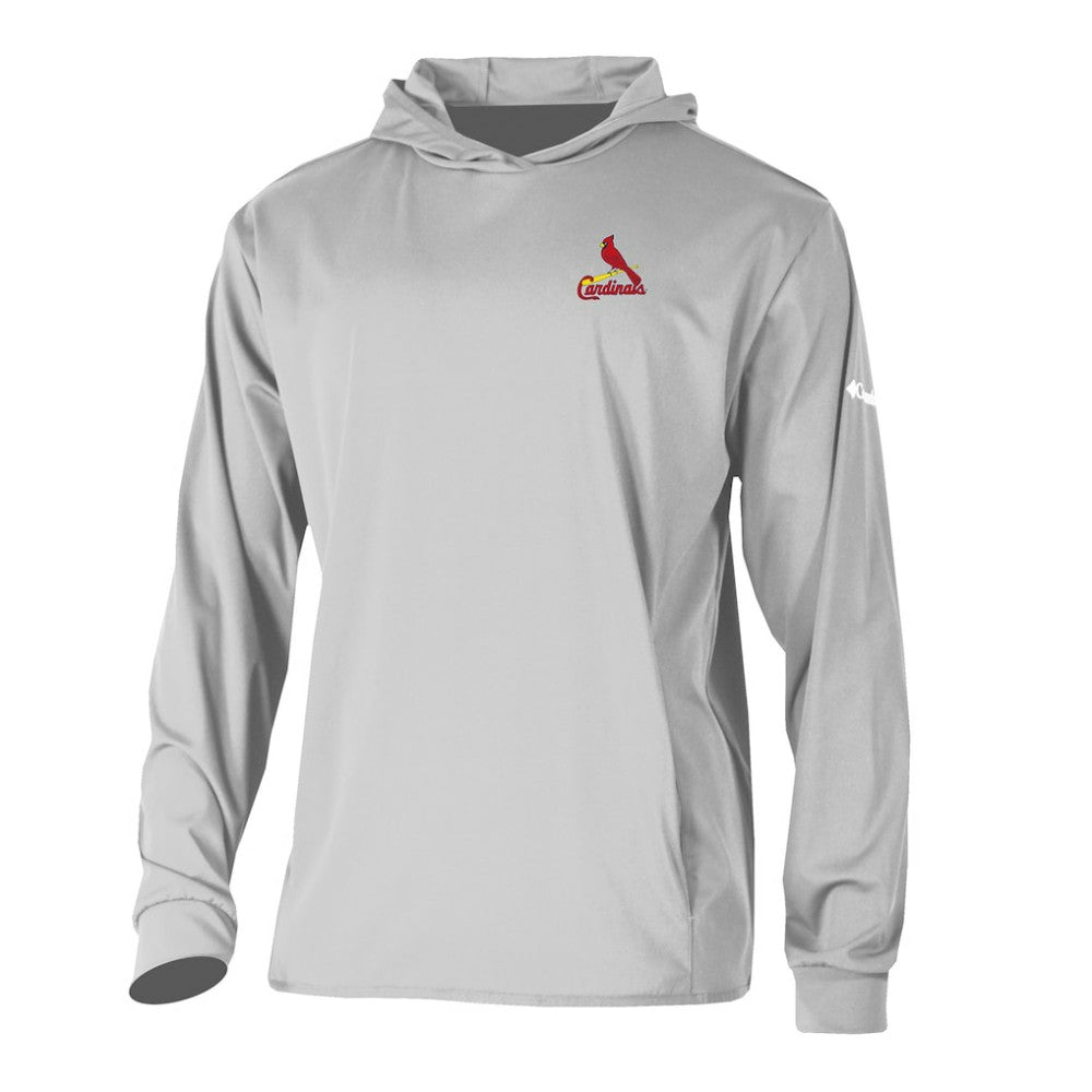 St. Louis Cardinals Columbia Long Drive Pullover Hoodie for sale