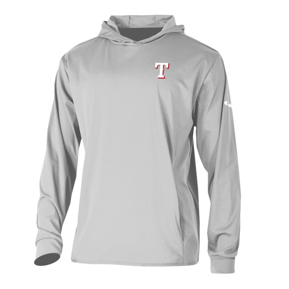 Texas Rangers Columbia Long Drive Pullover Hoodie Online