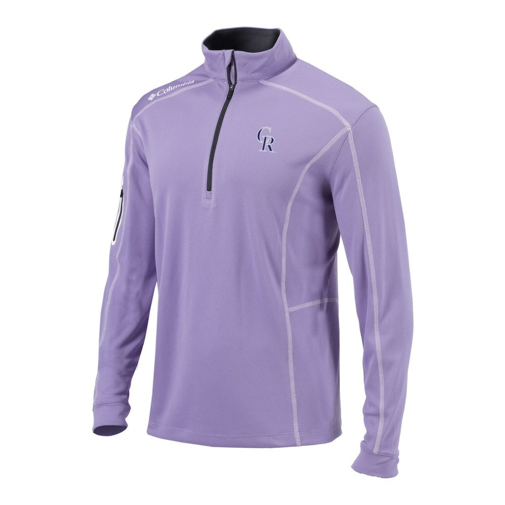 Colorado Rockies Columbia Omni-Wick Shotgun Quarter-Zip Pullover Online