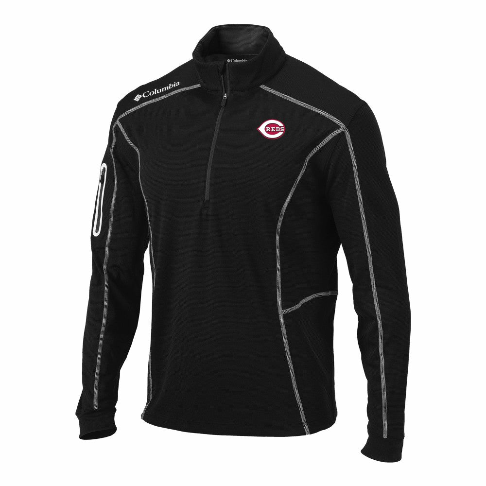 Cincinnati Reds Columbia Omni-Wick Shotgun Quarter-Zip Pullover Lifestyle