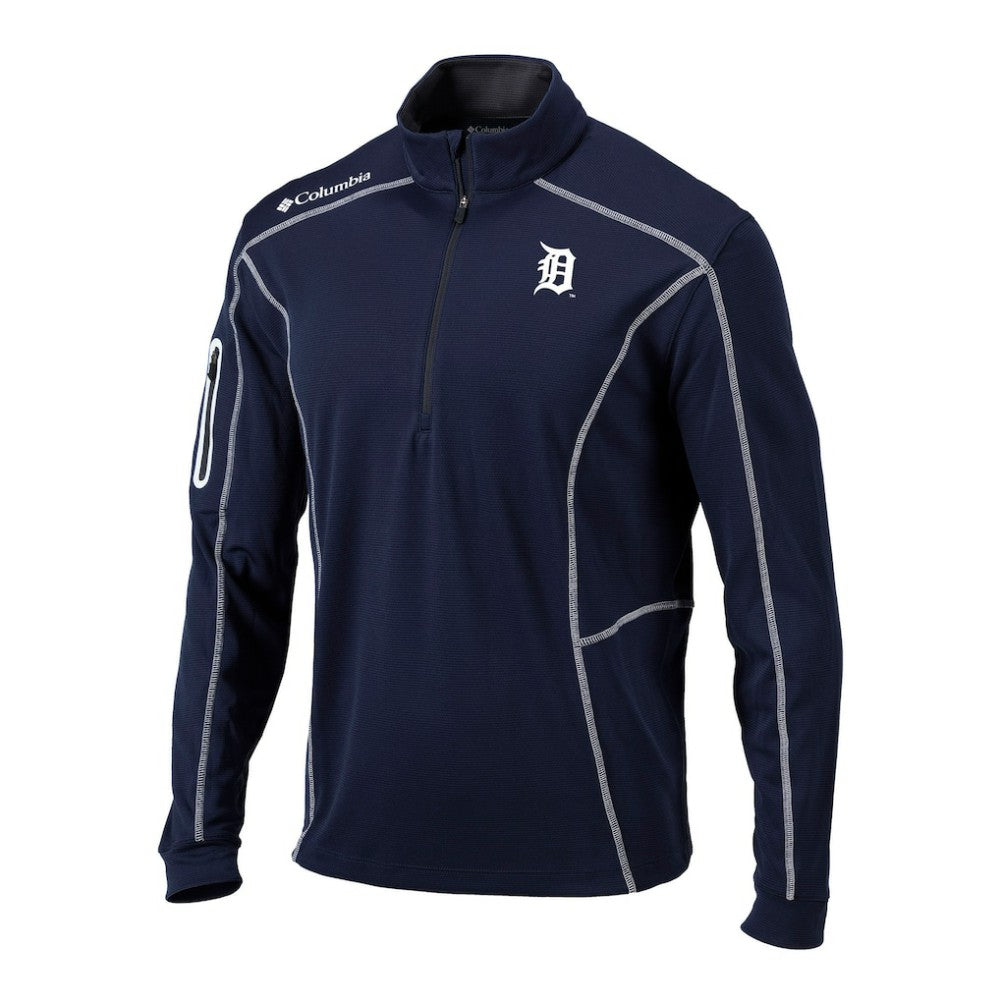 Detroit Tigers Columbia Omni-Wick Shotgun Quarter-Zip Pullover discount