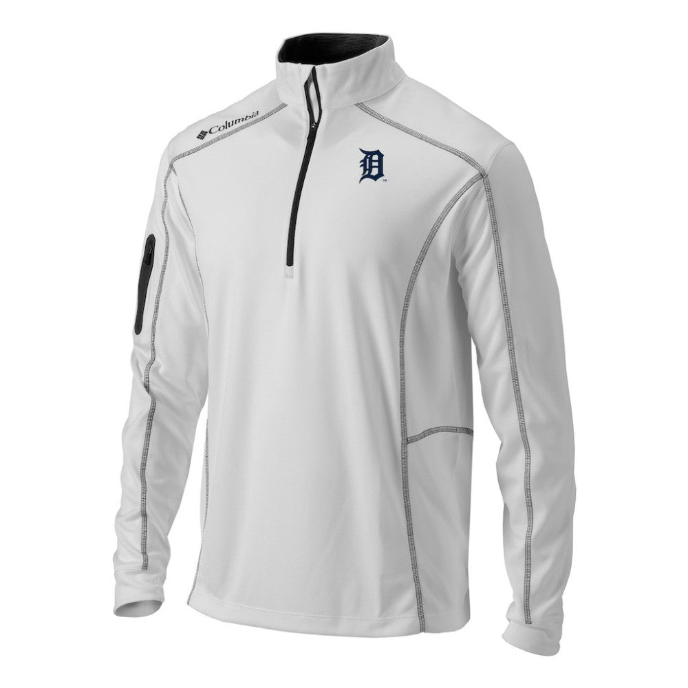 Detroit Tigers Columbia Omni-Wick Shotgun Quarter-Zip Pullover Clearance