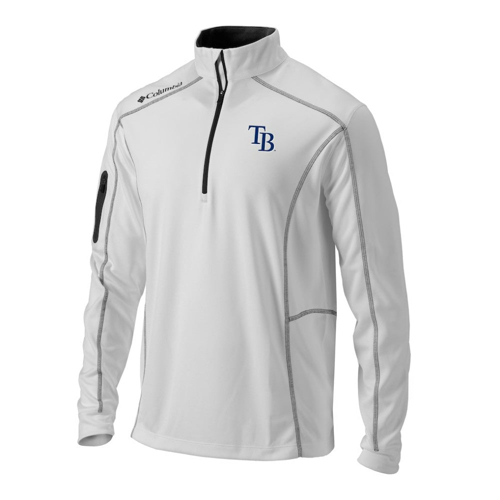 Tampa Bay Rays Columbia Omni-Wick Shotgun Quarter-Zip Pullover On Sale
