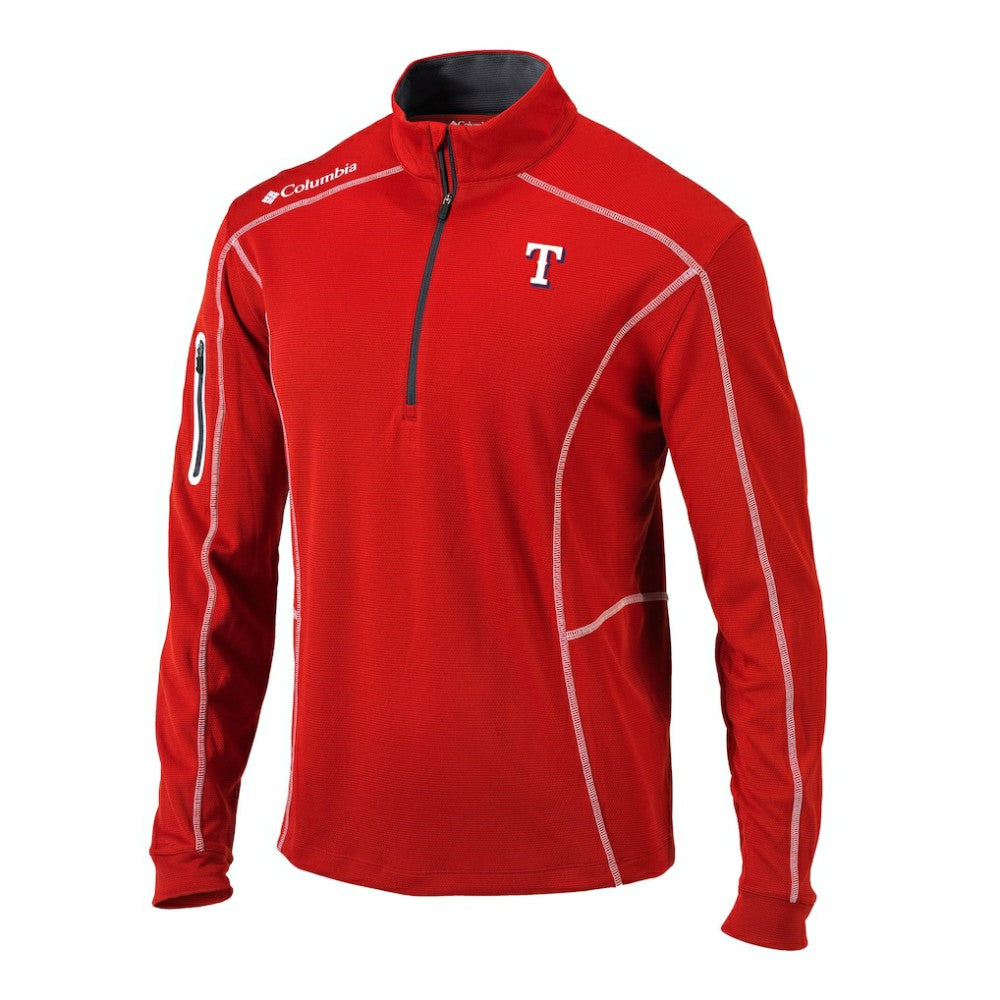 Texas Rangers Columbia Omni-Wick Shotgun Quarter-Zip Pullover Near Me