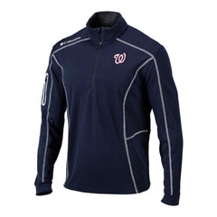 Washington Nationals Columbia Omni-Wick Shotgun Quarter-Zip Pullover Online