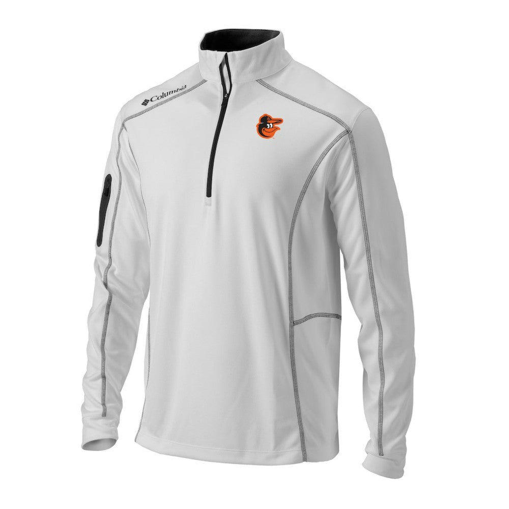Baltimore Orioles Columbia Omni-Wick Shotgun Quarter-Zip Pullover On Sale