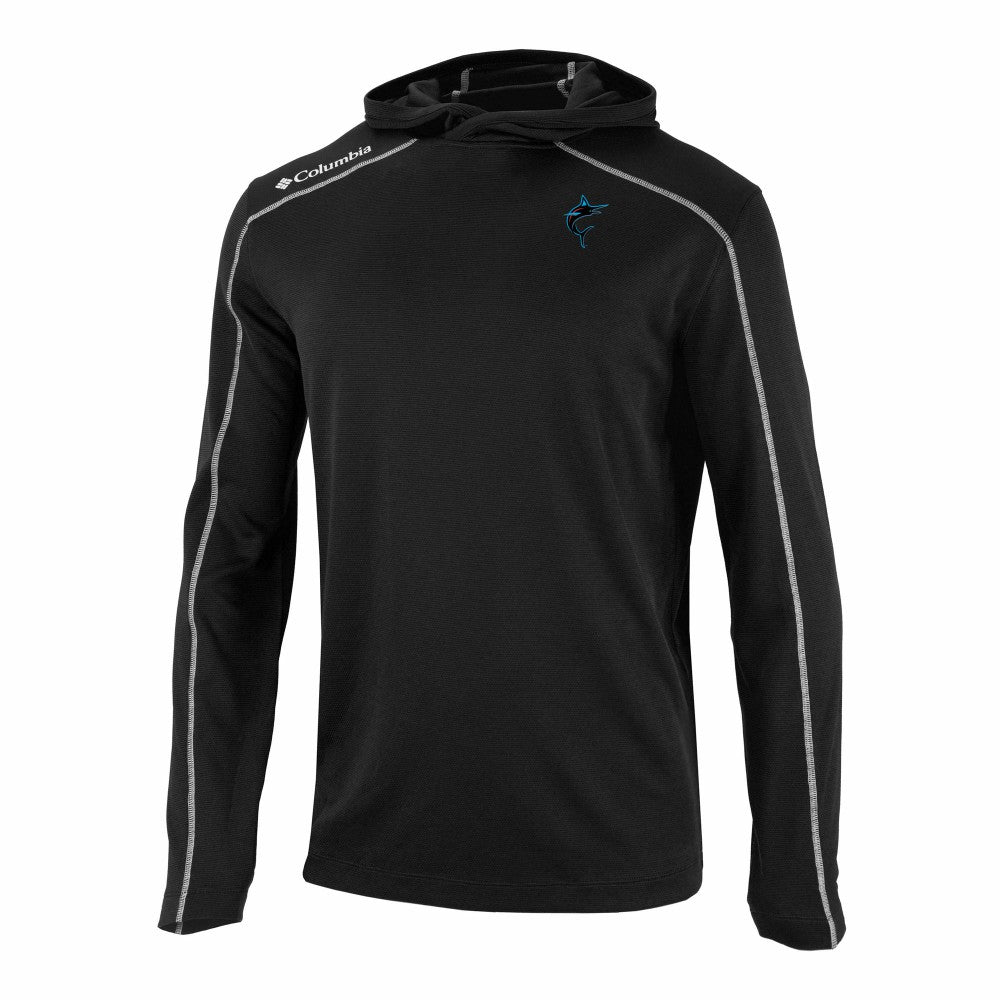 Miami Marlins Columbia Omni-Wick Shotgun Pullover Hoodie Sale