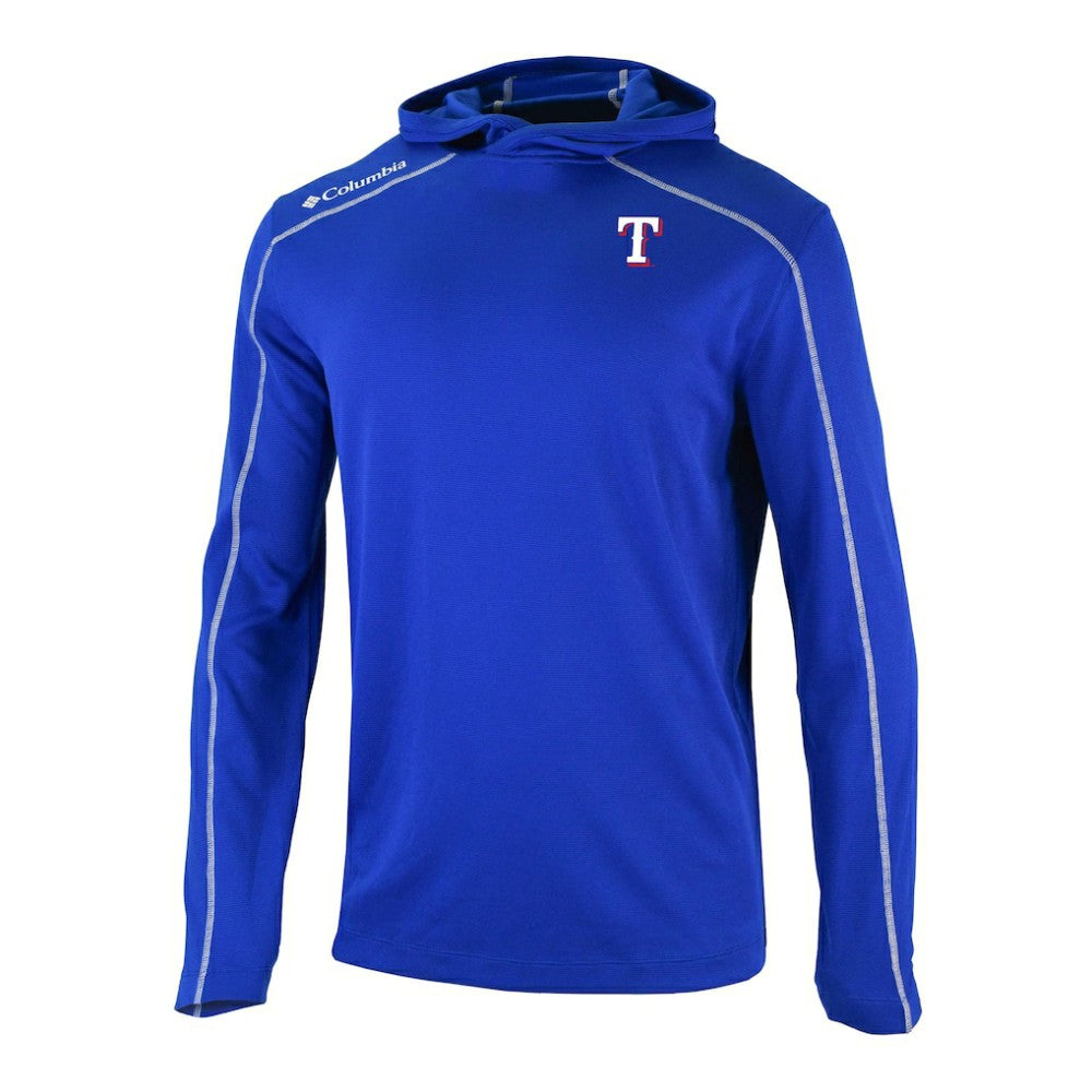Texas Rangers Columbia Omni-Wick Shotgun Pullover Hoodie On Sale