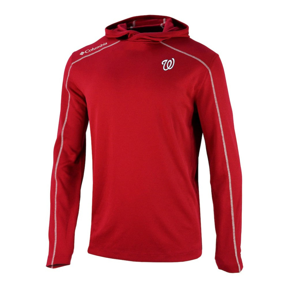 Washington Nationals Columbia Omni-Wick Shotgun Pullover Hoodie On Sale