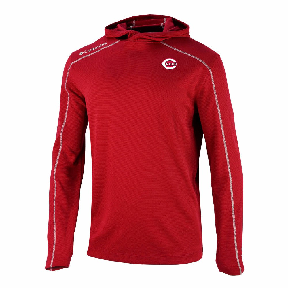 Cincinnati Reds Columbia Omni-Wick Shotgun Pullover Hoodie Online