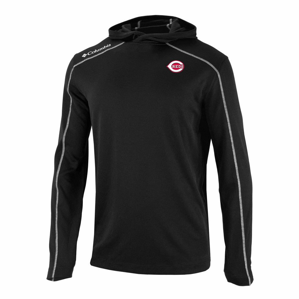 Cincinnati Reds Columbia Omni-Wick Shotgun Pullover Hoodie On Sale
