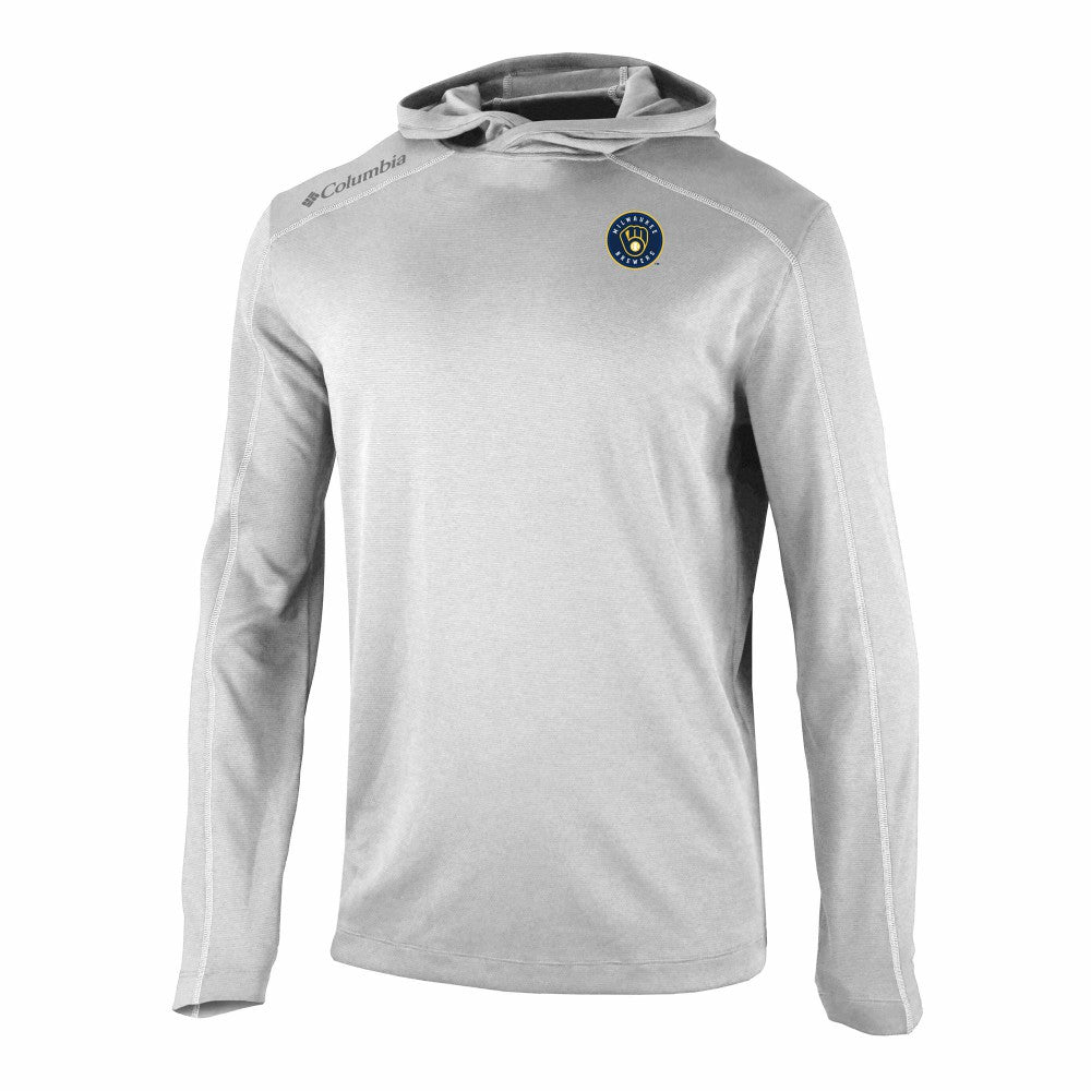 Milwaukee Brewers Columbia Omni-Wick Shotgun Pullover Hoodie On Sale